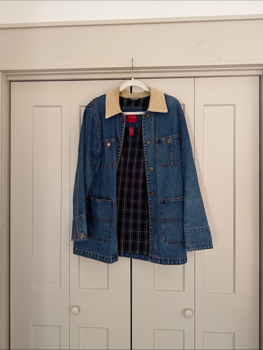 Vintage Denim Chore Coat